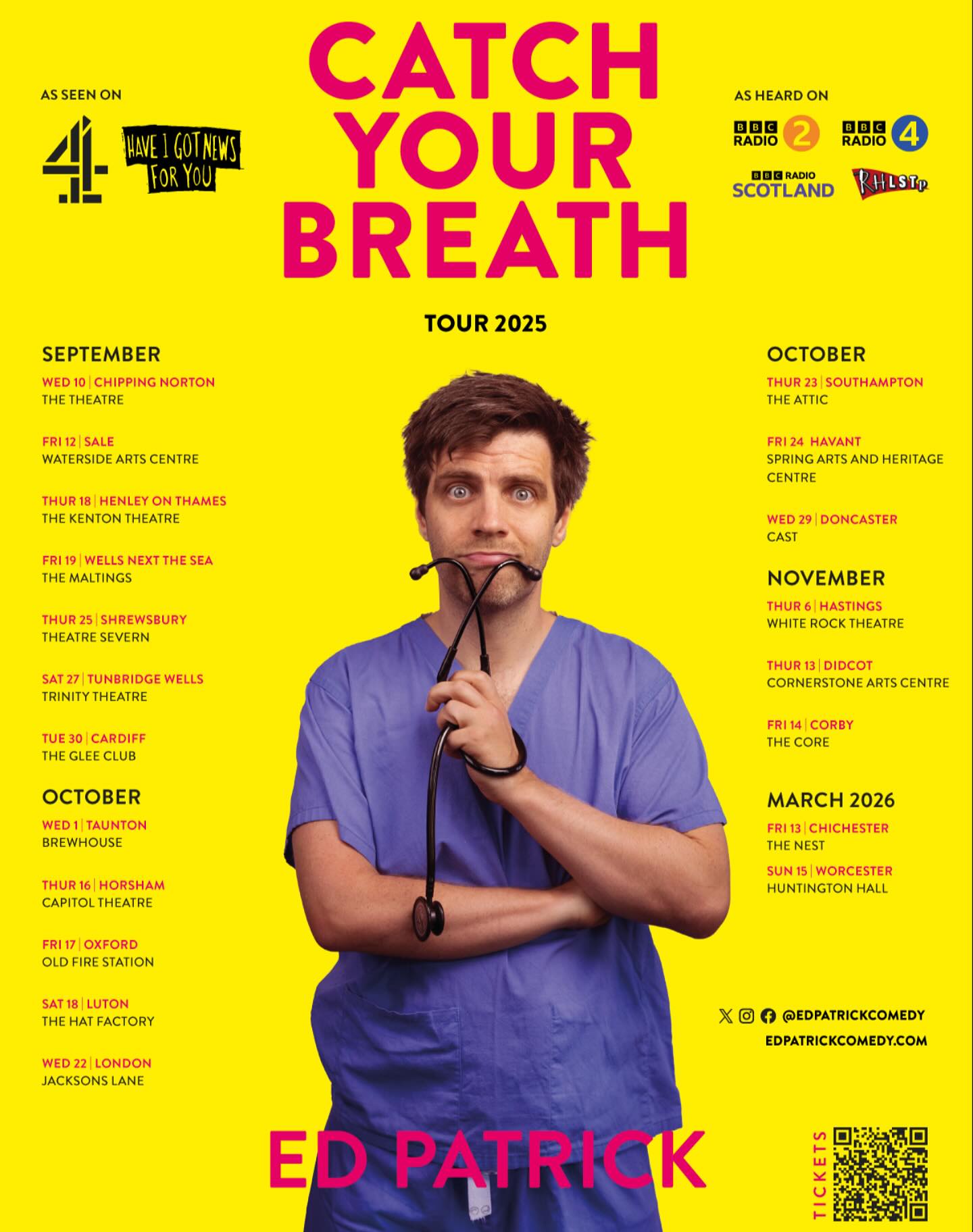 Catch Your Breath Tour Poster
